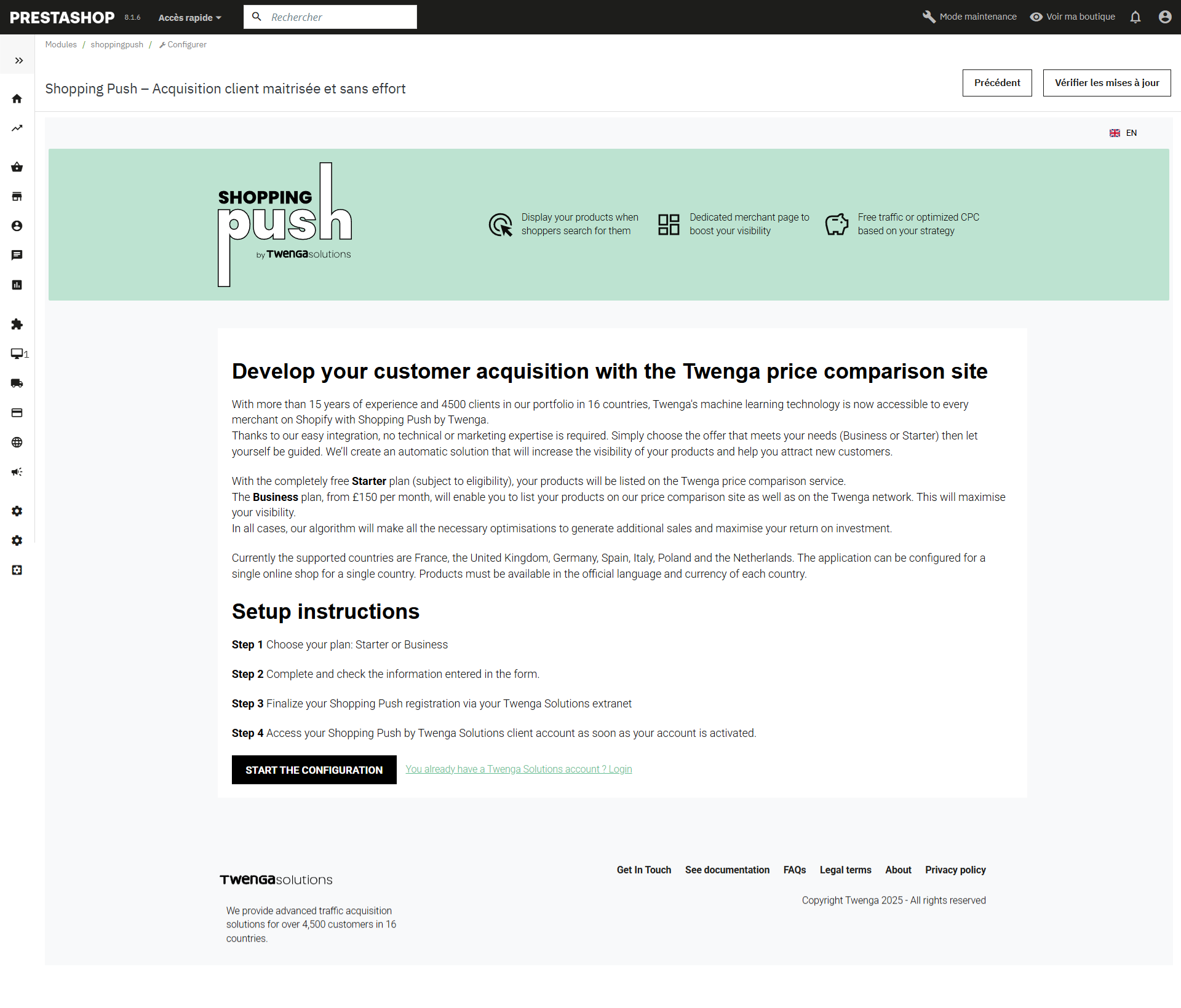prestashop twenga configurer shopping_push